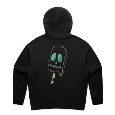 Rainbow Pete - Womens Boxy Hood Thumbnail