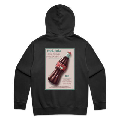 Care a lot Cola - Mens Boxy Hood Thumbnail